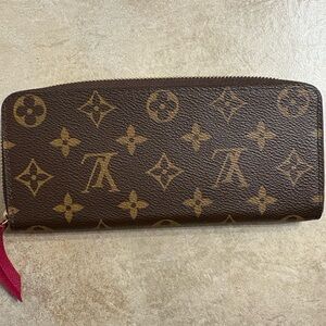 Louis Vuitton Brown Monogram Zip Wallet